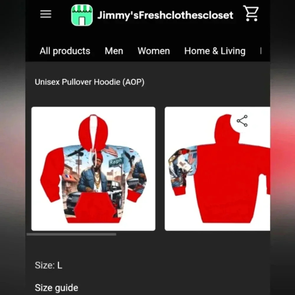 Unisex pullover hoodie